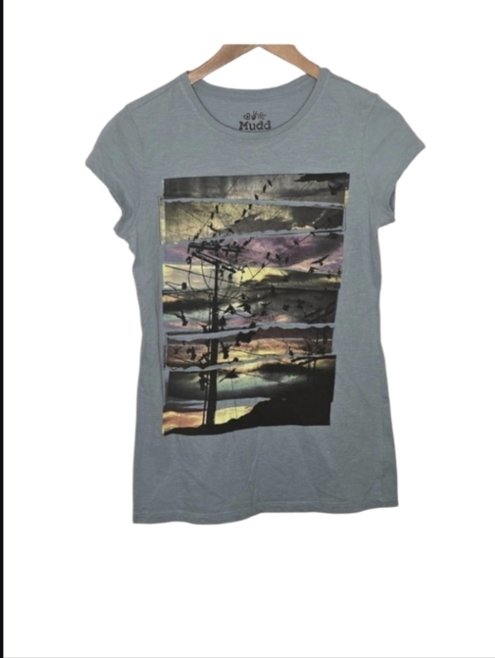 Mudd Y2K Birds Of Sunset Tee